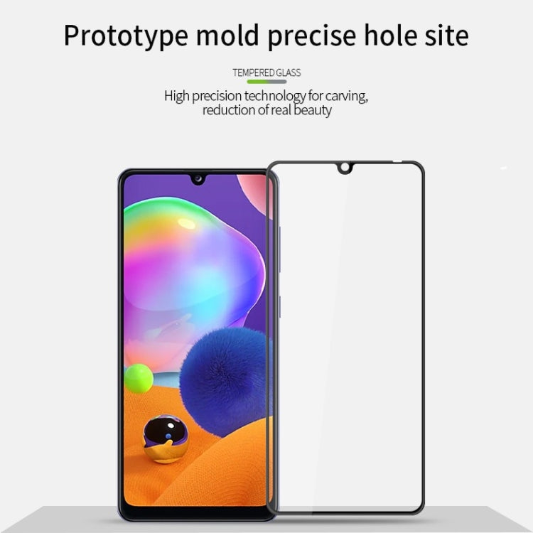 For Samsung Galaxy A05  MOFI 9H 3D Explosion-proof Curved Screen Tempered Glass Film(Black)