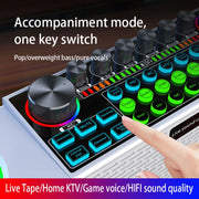 SY6 Home Live Broadcast Sound Card Multifunctional Wireless Bluetooth Speakers Portable All-in-one Machine Equipment