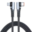 ENKAY Hat-Prince PD 20W Type-C to 8 Pin Dual Elbow Fast Charging Data Cable, Length:2m(Silver) - 2 in 1 Cable by ENKAY | Online Shopping South Africa | PMC TechLife | Buy Now Pay Later Mobicred
