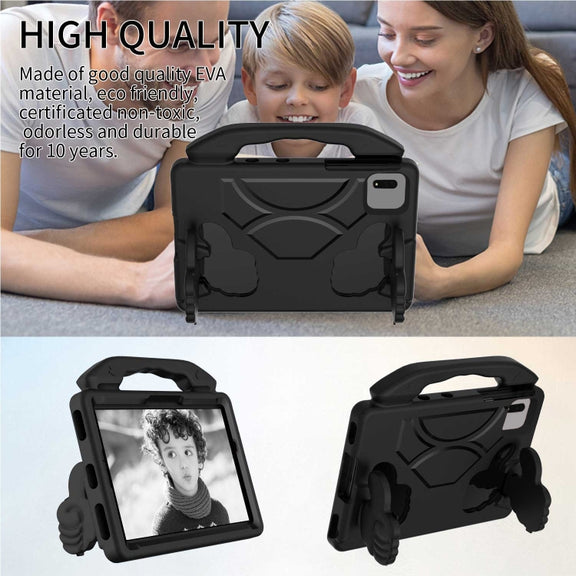 For  Lenovo Tab M11 /Xiaoxin Pad 11 2024 Thumb Bracket EVA Shockproof Tablet Case(Black)