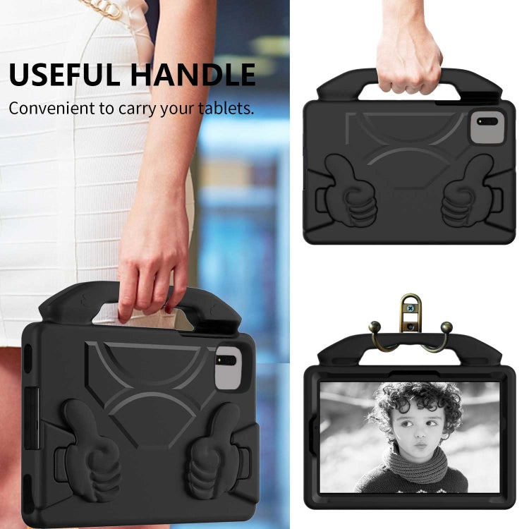 For  Lenovo Tab M11 /Xiaoxin Pad 11 2024 Thumb Bracket EVA Shockproof Tablet Case(Black)