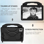 For  Lenovo Tab M11 /Xiaoxin Pad 11 2024 Thumb Bracket EVA Shockproof Tablet Case(Black)