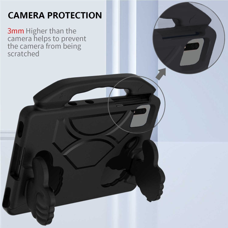 For  Lenovo Tab M11 /Xiaoxin Pad 11 2024 Thumb Bracket EVA Shockproof Tablet Case(Black)
