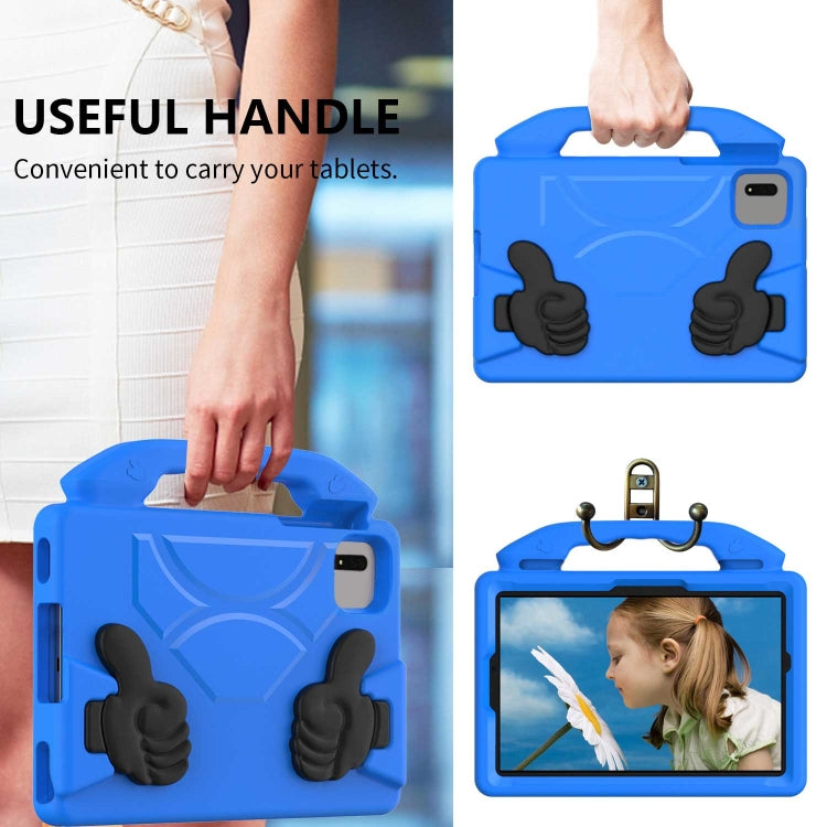 For  Lenovo Tab M11 /Xiaoxin Pad 11 2024 Thumb Bracket EVA Shockproof Tablet Case(Blue)