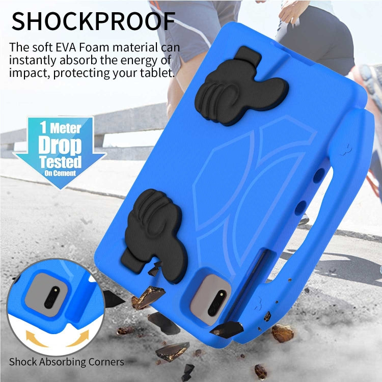 For  Lenovo Tab M11 /Xiaoxin Pad 11 2024 Thumb Bracket EVA Shockproof Tablet Case(Blue)