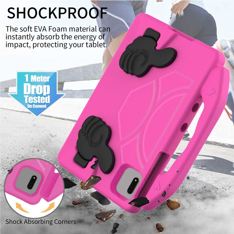 For  Lenovo Tab M11 /Xiaoxin Pad 11 2024 Thumb Bracket EVA Shockproof Tablet Case(Red)