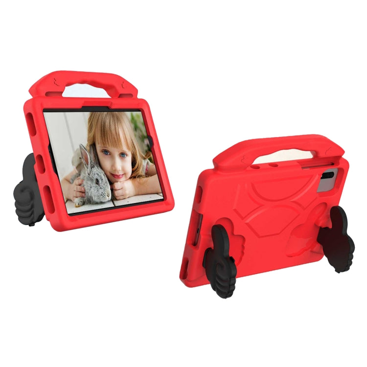 For  Lenovo Tab M11 /Xiaoxin Pad 11 2024 Thumb Bracket EVA Shockproof Tablet Case(RoseRed)