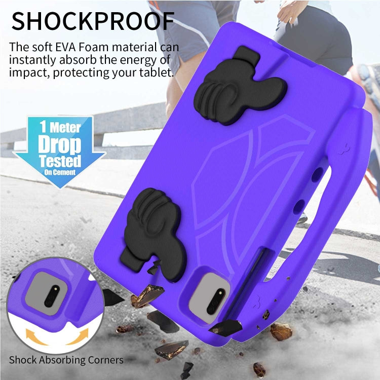 For  Lenovo Tab M11 /Xiaoxin Pad 11 2024 Thumb Bracket EVA Shockproof Tablet Case(Purple)