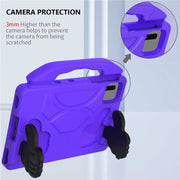 For  Lenovo Tab M11 /Xiaoxin Pad 11 2024 Thumb Bracket EVA Shockproof Tablet Case(Purple)