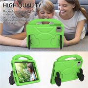 For  Lenovo Tab M11 /Xiaoxin Pad 11 2024 Thumb Bracket EVA Shockproof Tablet Case(Green)