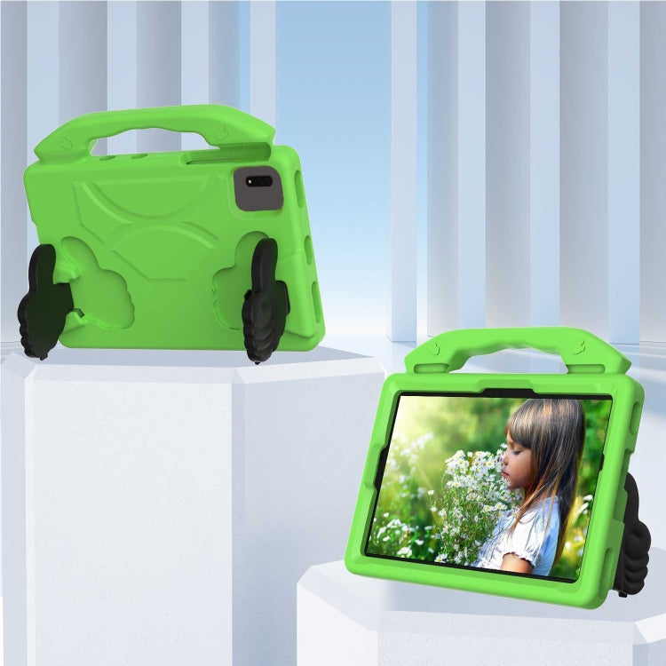 For  Lenovo Tab M11 /Xiaoxin Pad 11 2024 Thumb Bracket EVA Shockproof Tablet Case(Green)