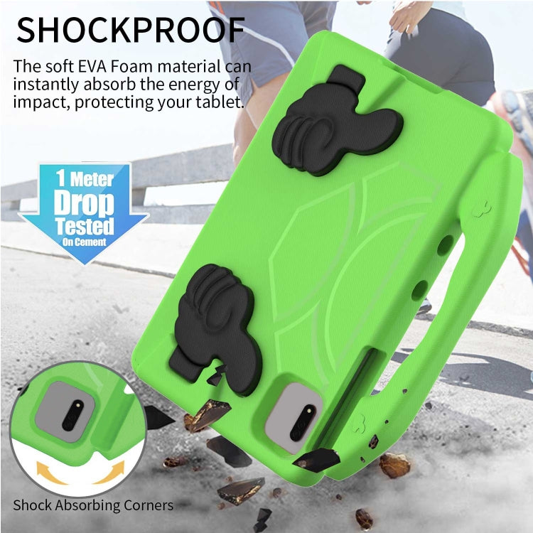 For  Lenovo Tab M11 /Xiaoxin Pad 11 2024 Thumb Bracket EVA Shockproof Tablet Case(Green)