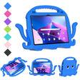 For Lenovo Tab M10 3rd Gen 10.1 TB-328 Octopus Style EVA Hybrid PC Shockproof Tablet Case with Strap(Blue) - Lenovo by PMC TechLife | Online Shopping South Africa | PMC TechLife | Buy Now Pay Later Mobicred