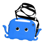For Lenovo Tab M10 3rd Gen 10.1 TB-328 Octopus Style EVA Hybrid PC Shockproof Tablet Case with Strap(Blue)