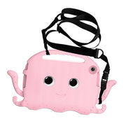 For Lenovo Tab M10 3rd Gen 10.1 TB-328 Octopus Style EVA Hybrid PC Shockproof Tablet Case with Strap(Pink)