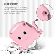 For Lenovo Tab M10 3rd Gen 10.1 TB-328 Octopus Style EVA Hybrid PC Shockproof Tablet Case with Strap(Pink)