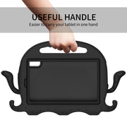 For Lenovo Tab M9 2023 Octopus Style EVA Hybrid PC Shockproof Tablet Case with Strap(Black)