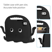 For Lenovo Tab M9 2023 Octopus Style EVA Hybrid PC Shockproof Tablet Case with Strap(Black)