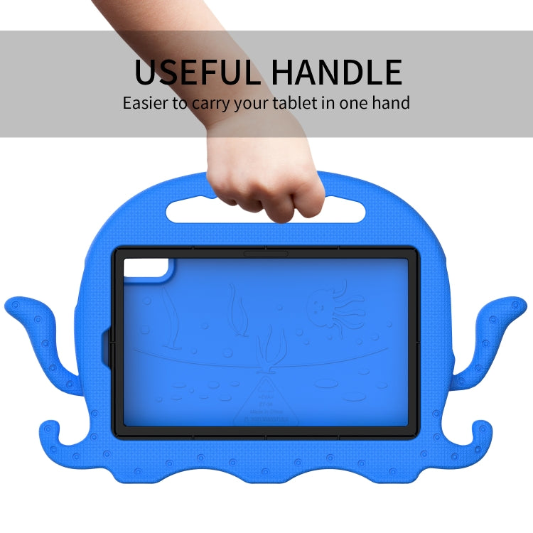 For Lenovo Tab M9 2023 Octopus Style EVA Hybrid PC Shockproof Tablet Case with Strap(Blue)