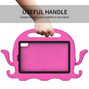For Lenovo Tab M9 2023 Octopus Style EVA Hybrid PC Shockproof Tablet Case with Strap(Rose Red)