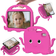 For Lenovo Tab M9 2023 Octopus Style EVA Hybrid PC Shockproof Tablet Case with Strap(Rose Red)