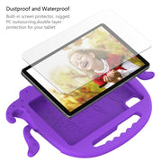 For Lenovo Tab M9 2023 Octopus Style EVA Hybrid PC Shockproof Tablet Case with Strap(Purple)
