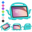 For Lenovo Tab M9 2023 Octopus Style EVA Hybrid PC Shockproof Tablet Case with Strap(Glacial Green) - Lenovo by PMC TechLife | Online Shopping South Africa | PMC TechLife | Buy Now Pay Later Mobicred