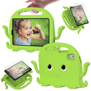 For Lenovo Tab M9 2023 Octopus Style EVA Hybrid PC Shockproof Tablet Case with Strap(Grass Green)