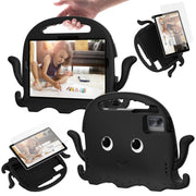 For Lenovo Tab M11 /Xiaoxin Pad 11 2024 Octopus Style EVA Hybrid PC Shockproof Tablet Case with Strap(Black)