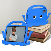 For Lenovo Tab M11 /Xiaoxin Pad 11 2024 Octopus Style EVA Hybrid PC Shockproof Tablet Case with Strap(Blue)