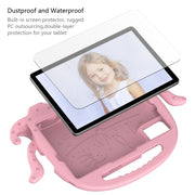 For Lenovo Tab M11 /Xiaoxin Pad 11 2024 Octopus Style EVA Hybrid PC Shockproof Tablet Case with Strap(Pink)