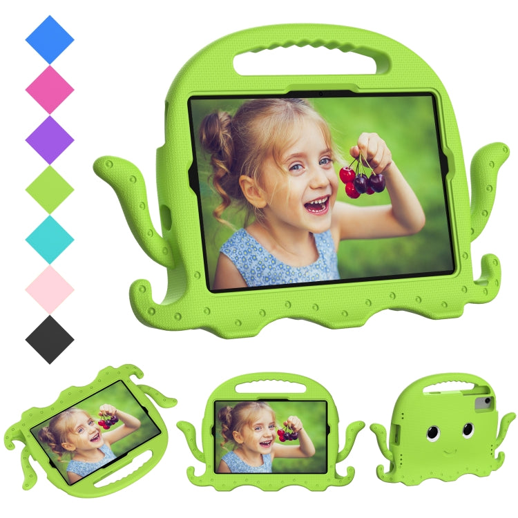 For Lenovo Tab M11 /Xiaoxin Pad 11 2024 Octopus Style EVA Hybrid PC Shockproof Tablet Case with Strap(Grass Green)