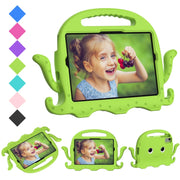For Lenovo Tab M11 /Xiaoxin Pad 11 2024 Octopus Style EVA Hybrid PC Shockproof Tablet Case with Strap(Grass Green)