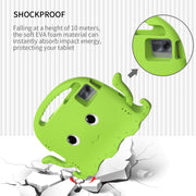 For Lenovo Tab M11 /Xiaoxin Pad 11 2024 Octopus Style EVA Hybrid PC Shockproof Tablet Case with Strap(Grass Green)