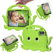 For Lenovo Tab M11 /Xiaoxin Pad 11 2024 Octopus Style EVA Hybrid PC Shockproof Tablet Case with Strap(Grass Green)