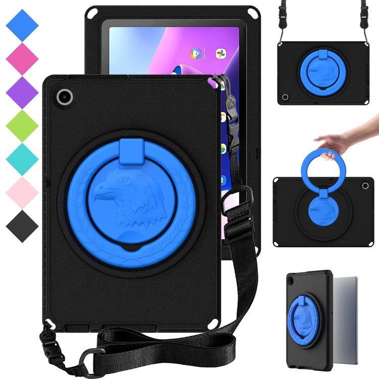 For Lenovo Tab M10 3rd Gen 10.1 TB-328 EVA Hard PC Shockproof Tablet Case(Black)
