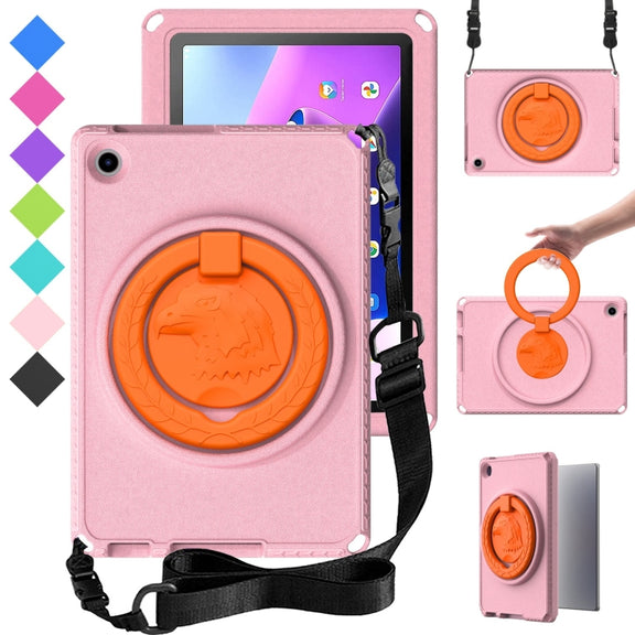 For Lenovo Tab M10 3rd Gen 10.1 TB-328 EVA Hard PC Shockproof Tablet Case(Pink)