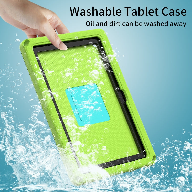 For Lenovo Tab M10 3rd Gen 10.1 TB-328 EVA Hard PC Shockproof Tablet Case(Grass Green)