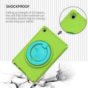 For Lenovo Tab M10 3rd Gen 10.1 TB-328 EVA Hard PC Shockproof Tablet Case(Grass Green)