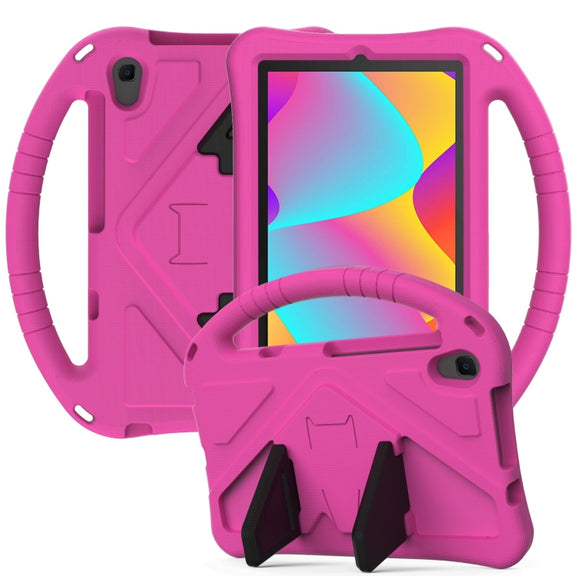 For TCL Tab 8 le 2023 /Tab 8  2022 EVA Shockproof Tablet Case with Holder(Rose Red)