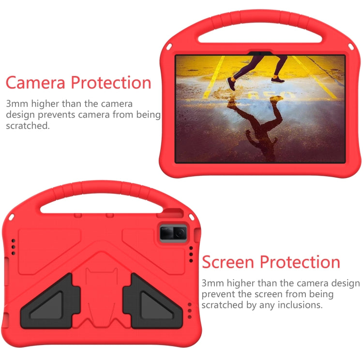 For TCL Tab 11 EVA Shockproof Tablet Case with Holder(Red)