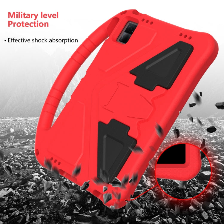 For TCL Tab 11 EVA Shockproof Tablet Case with Holder(Red)