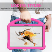 For TCL Tab 11 EVA Shockproof Tablet Case with Holder(Rose Red)