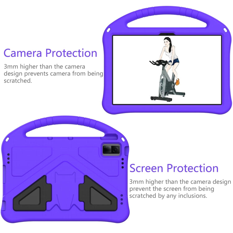 For TCL Tab 11 EVA Shockproof Tablet Case with Holder(Purple)
