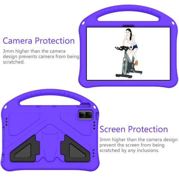 For TCL Tab 11 EVA Shockproof Tablet Case with Holder(Purple)