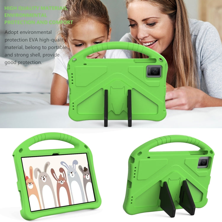For TCL Tab 10 Gen2 10.36 2023 EVA Shockproof Tablet Case with Holder(Green)