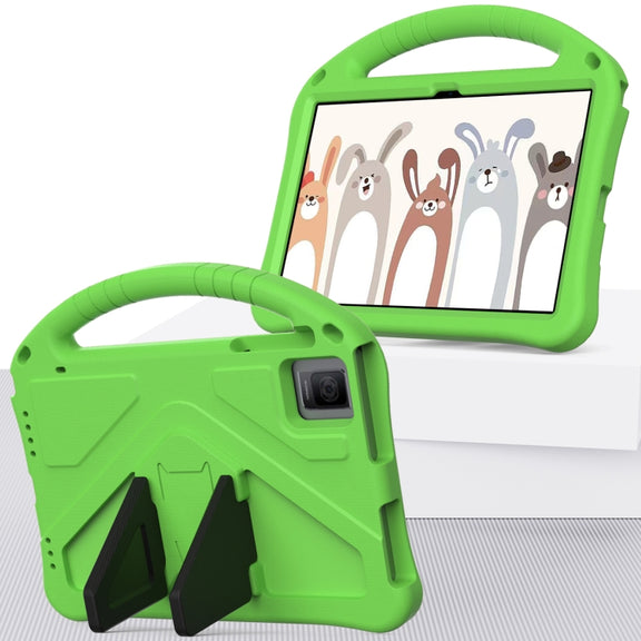 For TCL Tab 10 Gen2 10.36 2023 EVA Shockproof Tablet Case with Holder(Green)