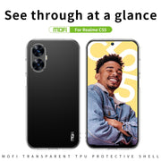 For Realme C55 MOFI Ming Series Ultra-thin TPU Phone Case(Transparent)
