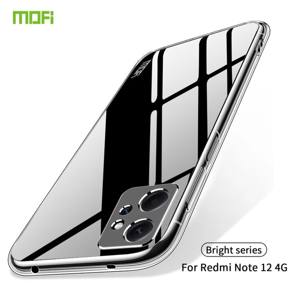 For Xiaomi Redmi Note 12 4G MOFI Ming Series Ultra-thin TPU Phone Case(Transparent)