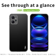 For Xiaomi Redmi Note 12 4G MOFI Ming Series Ultra-thin TPU Phone Case(Transparent)